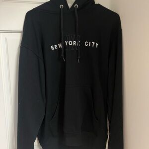 NEW YORK CITY soft black hoodie